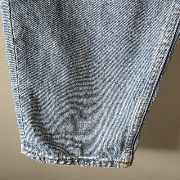 Denim Forum 28 Indie Sleeze Slouchy 90s Organic Button Fly BF High Rise Jeans - Picture 7 of 16